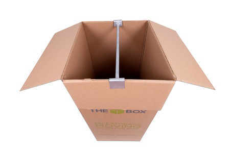 CardboardWardrobe Box with Hanging Rod - Pack of 3